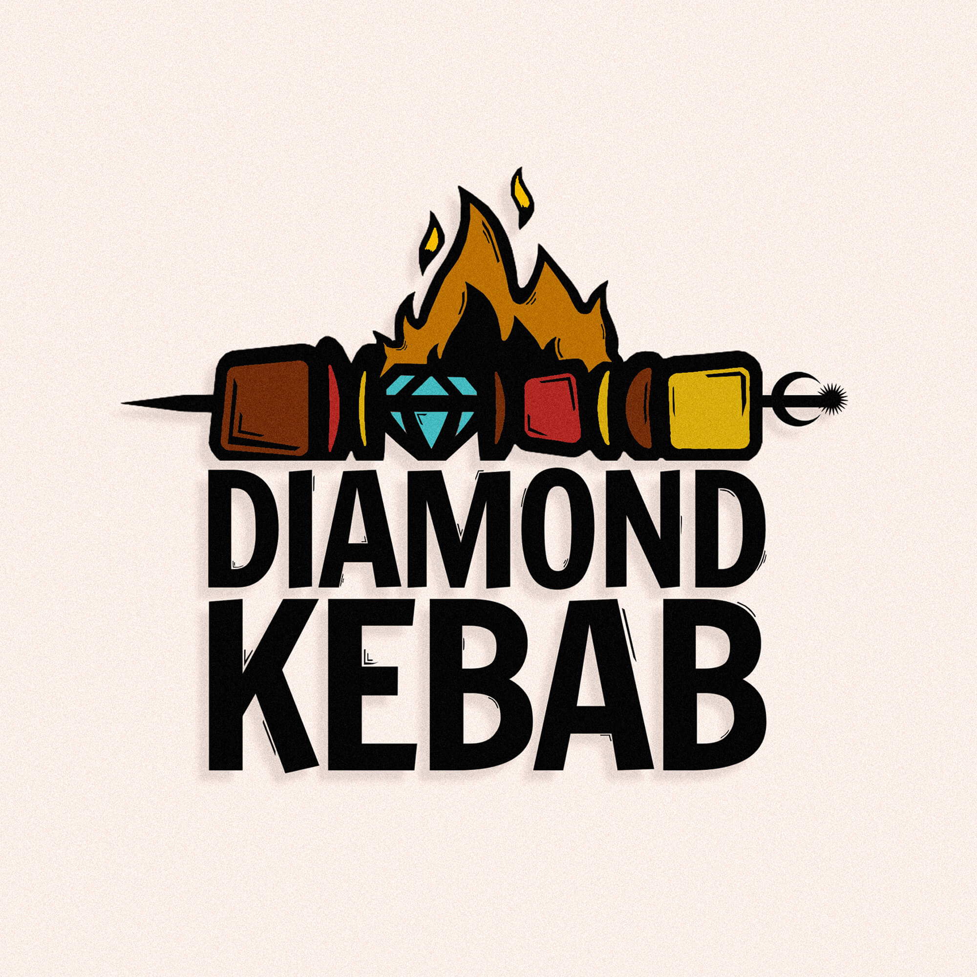 Diamond Kebab brand identity